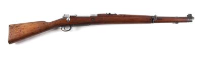 Repetierbüchse, Deutsche Waffen- und Munitionsfabriken - Berlin, Mod.: argentinischer Kavallerie-Karabiner 1909, Kal.: vermutlich .30-06 Sprf., - Armi da caccia, competizione e collezionismo