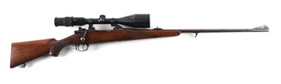 Repetierbüchse, unbekannter Hersteller, Mod.: jagdlicher Mauser 98, Kal.: vermutlich 30-06, - Armi da caccia, competizione e collezionismo