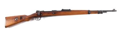 Repetierbüchse, unbekannter Hersteller, Mod.: Mausergewehr 98 umgebaut auf K98k, Kal.: vermutlich 8 x 57 IS, - Jagd-, Sport- und Sammlerwaffen