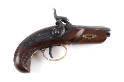 VL-Perkussionspistole, unbekannter, spanischer Hersteller, Mod.: Philadelphia Derringer, Kal.: .44', - Sporting and Vintage Guns