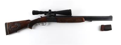 Bockbüchsflinte, CZ, Mod.: 502.3, Kal.: 7 x 65R/12/70, - Jagd-, Sport- und Sammlerwaffen