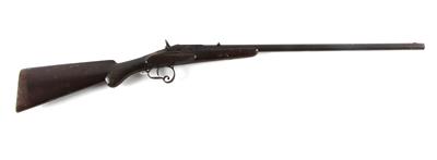 Hahn-Flinte, unbekannter, vermutlich belgischer Hersteller, Kal.: .22 l. r., - Jagd-, Sport- und Sammlerwaffen