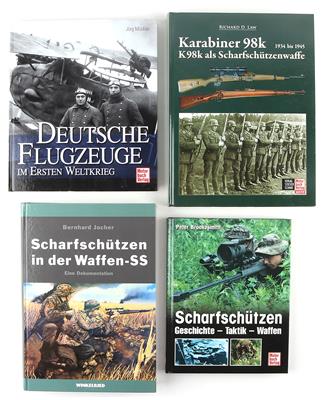Konvolut aus folgenden Büchern, 'K98k als Scharfschützenwaffe', - Jagd-, Sport- und Sammlerwaffen