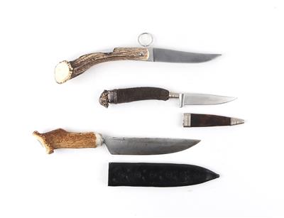 Konvolut aus jagdlichen Messern, - Sporting and Vintage Guns