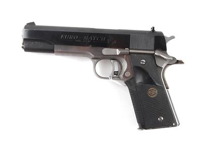 Pistole, Colt, Mod.: EURO-MATCH 1911, Kal.: .45 ACP, - Armi da caccia, competizione e collezionismo