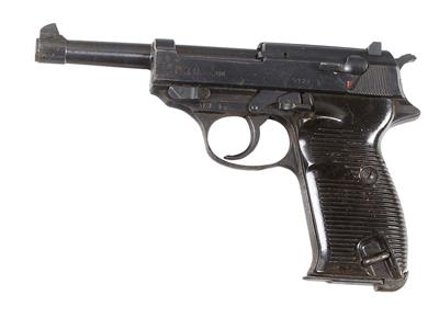 Pistole, Spreewerke - Berlin, Mod.: Walther P38, Kal.: 9 mm Para, - Jagd-, Sport- und Sammlerwaffen
