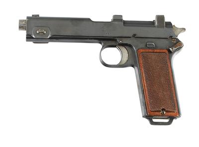 Pistole, Steyr, Mod.: Repetierpistole M.12, Kal.: 9 mm Steyr, - Armi da caccia, competizione e collezionismo