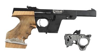 Pistole, Walther - Ulm, Mod.: GSP, mit zweitem Abzug, Kal.: .22 l. r., - Jagd-, Sport- und Sammlerwaffen