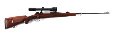 Repetierbüchse, Voere - Kufstein, Mod.: jagdliches Mauser System 98 mit Linksschaft, Kal.: 6,5 x 57, - Sporting and Vintage Guns