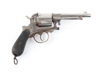 Revolver, unbekannter, vermutlich belgischer Hersteller, Mod.: österr. Infanterie-Offiziersrevolver System Gasser-Kropatschek, Kal.: 9 mm Kropatschek, - Jagd-, Sport- und Sammlerwaffen