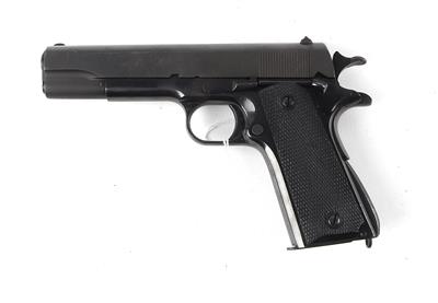 Pistole, Colt, Mod.: Government Model, Kal.: .45 mit zweitem Lauf, - Jagd-, Sport- und Sammlerwaffen
