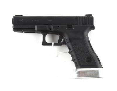 Pistole, Glock, Mod.: 17 mit Jetfunnel, Kal.: 9 mm Para, - Jagd-, Sport- und Sammlerwaffen