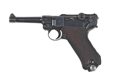 Pistole, Mauser, Mod.: P08, nummerngleich, Kal.: 9 mm Para, - Jagd-, Sport- und Sammlerwaffen