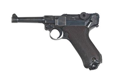 Pistole, Mauser - Oberndorf, Mod.: P08, Kal.: 9 mm Para, - Armi da caccia, competizione e collezionismo