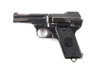 Pistole, Steyr, Mod.: 1909/34 Kipplauf, Kal.: 7,65 mm, - Armi da caccia, competizione e collezionismo