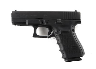 Pistole, Glock, Mod.: 19 Gen 4, Kal.: 9 mm Para, - Armi da caccia, competizione e collezionismo