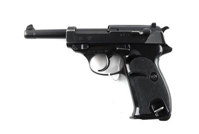 Pistole, Mauser - Oberndorf, Mod.: Walther P38 des österreichischen Bundesheeres, Kal.: 9 mm Para, - Jagd-, Sport- und Sammlerwaffen