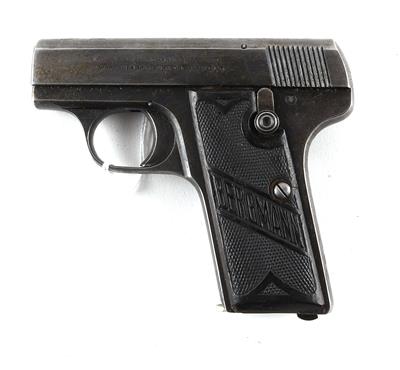 Pistole, Theodor Bergmann - Suhl, Mod.: III, Kal.: 6,35 mm, - Jagd-, Sport- und Sammlerwaffen