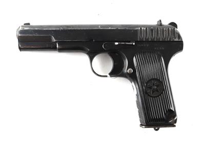 Pistole, unbekannter, russischer Hersteller, Mod.: Tokarev TT33 - frühe Fertigung, Kal.: 7,62 mm Tok., - Lovecké, sportovní a sběratelské zbraně