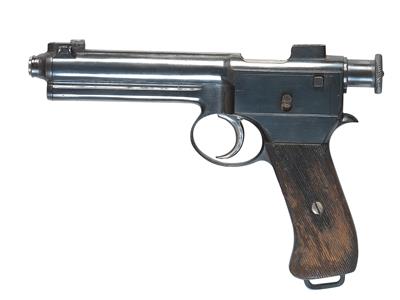 Pistole, Waffenfabrik Steyr, Mod.: 1907-I (System Roth/Krnka-Repetierpistole M.7.), Kal.: 8 mm Roth-Steyr, - Armi da caccia, competizione e collezionismo