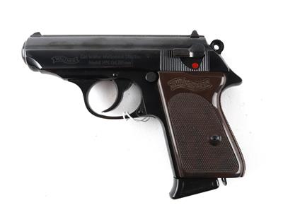 Pistole, Walther - Ulm, Mod.: PPK, Kal.: 7,65 mm, - Jagd-, Sport- und Sammlerwaffen