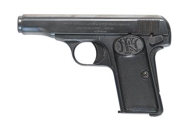 Pistole, FN - Browning, Mod.: 1910 mit Originalschatulle, Kal.: 7,65 mm, - Jagd-, Sport- und Sammlerwaffen