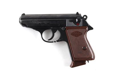 Pistole, Manurhin, Mod.: Walther PPK, Kal.: 7,65 mm, - Jagd-, Sport- und Sammlerwaffen