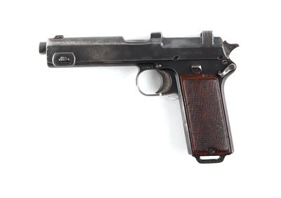 Pistole, Steyr, Mod.: 1912 - rumänische Militärausführung, Kal.: 9 mm Steyr, - Armi da caccia, competizione e collezionismo