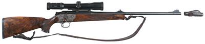 Repetierbüchse, Blaser, Mod.: R93 mit ergänzter Gravur, Kal.: .300 Weath. Mag., - Armi da caccia, competizione e collezionismo