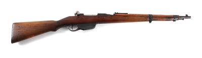 Repetierbüchse, Steyr, Mod.: umgearbeiteter Repetier-Karabinerstutzen System Mannlicher M1895, Kal.: 8 x 56R, - Armi da caccia, competizione e collezionismo