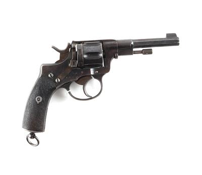 Revolver, Husqvarna, Mod.: schwedischer Marinerevolver M/1887, Kal.: 7,5 mm schwed. Nagant, - Jagd-, Sport- und Sammlerwaffen