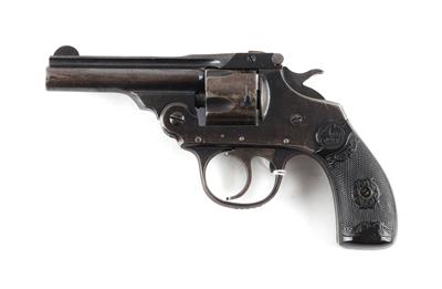 Revolver, Iver Johnson's Arms, Mod.: Safety Automatic (3rd oder 4th Model), Kal.: .32 S & W, - Armi da caccia, competizione e collezionismo