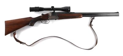 Bockbüchsflinte, unbekannter Ferlacher Hersteller, Kal.: 7 x 57R/16/65, - Sporting and Vintage Guns