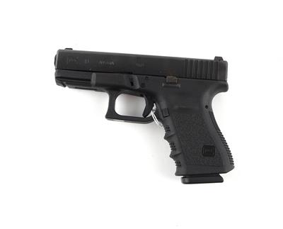 Pistole, Glock, Mod.: 19, Kal.: 9 mm Para, - Jagd-, Sport- und Sammlerwaffen