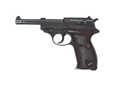 Pistole, Mauser - Oberndorf, Mod.: Walther P38 des österreichischen Bundesheeres, Kal.: 9 mm Para, - Jagd-, Sport- und Sammlerwaffen