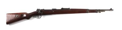 Repetierbüchse, unbekannter Hersteller, Mod.: Mausergewehr 98 umgebaut auf K98k, Kal.: 8 x 57 IS, - Armi da caccia, competizione e collezionismo