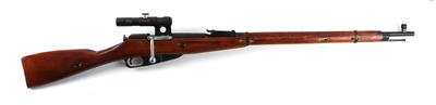 Repetierbüchse, Waffenfabrik Ishevsk, Mod.: Mosin Nagant 1891/30 mit ZF "PU", Kal.: 7,62 x 54R, - Jagd-, Sport- und Sammlerwaffen