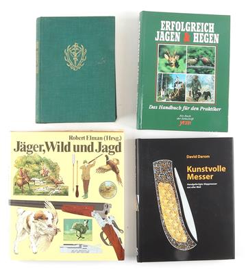 Konvolut Bücher, 4 Stück: - Sporting and Vintage Guns