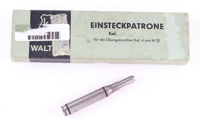 Reduzierpatrone, Walther, Kal.: 4 mm M20, - Sporting and Vintage Guns