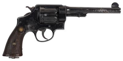 Revolver, Smith & Wesson, Mod.: britischer Armeerevolver .455 Mark II Hand Ejector 2. Modell - sehr frühe Fertigung!, Kal.: .455 MkII - Sporting and Vintage Guns