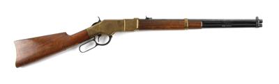 Unterhebelrepetierbüchse, Uberti, Mod.: Winchester 1866 Carbine - YELLOW BOY, Kal.: .22 l. r., - Armi da caccia, competizione e collezionismo