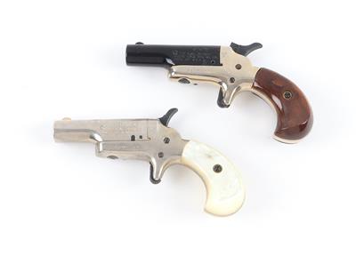 Derringer-Paar, Colt, Mod.: Lord and Lady Derringer (Fourth Model Derringer), Kal.: .22 kurz, - Sporting and Vintage Guns