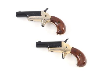 Derringer-Paar, Colt, Mod.: Lord Derringer (Fourth Model Derringer), Kal.: .22 kurz, - Armi da caccia, competizione e collezionismo