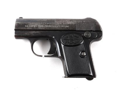 Pistole, Haenel - Suhl, Mod.: 1 (Schmeisser's Patent), Kal.: 6,35 mm, - Lovecké, sportovní a sběratelské zbraně