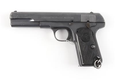 Pistole, Husqvarna - Schweden, Mod.: M/07, Kal.: 9 mm Br. long, - Jagd-, Sport- u. Sammlerwaffen