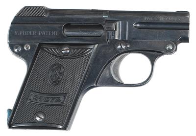 Pistole, Österreichische Waffenfabriksgesellschaft - Steyr, Mod.: 1909 Kipplauf - Vorserie - 1909!, Kal.: 6,35 mm, - Armi da caccia, competizione e collezionismo