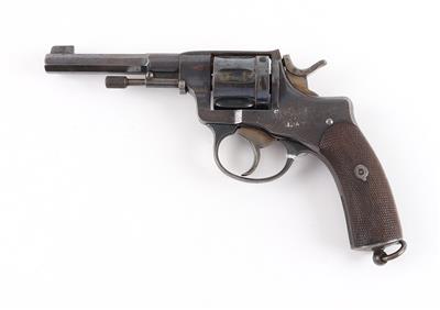 Revolver, Husqvarna, Mod.: schwedischer Marinerevolver M/1887, Kal.: 7,5 mm schwed. Nagant, - Lovecké, sportovní a sběratelské zbraně
