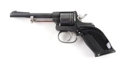 Revolver, Lichtblau (ursprünglich Rast  &  Gasser), Mod.: umgebauter Armeerevolver M.1898, Kal.: .22 l. r., - Sporting and Vintage Guns