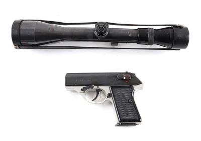 Konvolut aus Pistole, FEG, Mod.: R78, Kal.: 7,65 mm, und ZF Kahles Helia 6, Pistole Nr.: B09452, - Sporting and Vintage Guns