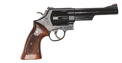 Revolver, Smith  &  Wesson, Mod.: 29-2 mit originaler Holzschatulle, Kal.: .44 Mag., - Lovecké, sportovní a sběratelské zbraně